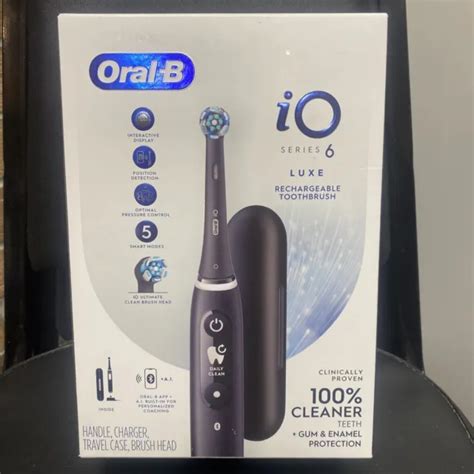 Oral B Io Series Luxe Rechargeable Toothbrush Black Lava Sb Eur