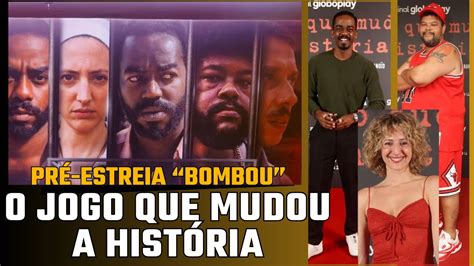 Elenco lança a série O Jogo que Mudou a História estreia original