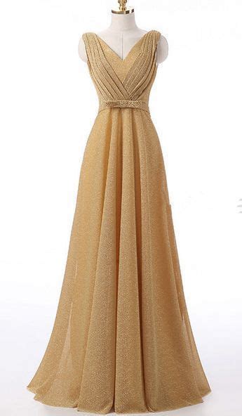 Champagne Color Long Gown New Arrival Party Dress Formal Party prom Dr – classygown