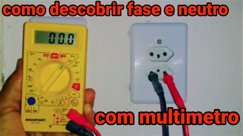 Como Descobrir Fio Fase E Neutro Mult Metro Como Descobrir