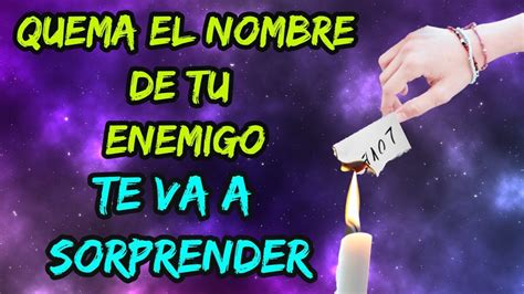 Solo Escribe El Nombre De Tu Enemigo En Un Papel Y Mira Lo Que Pasa Te