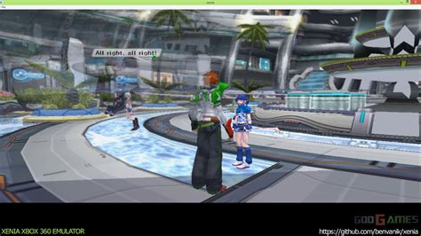 Xenia Xbox 360 Emulator Phantasy Star Universe Ingame Youtube