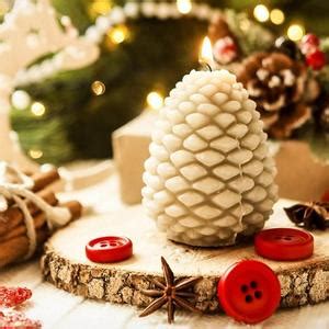 Christmas Pinecone Silicone Mold Pine Cone Candle Mold For Fondant Etsy