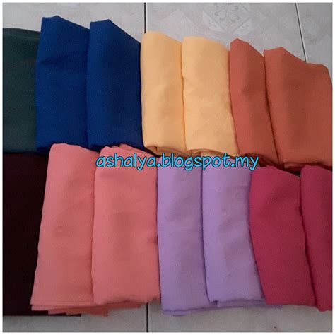 Asha Lya Tempahan Jahitan Tudung Kelimbaby Seam