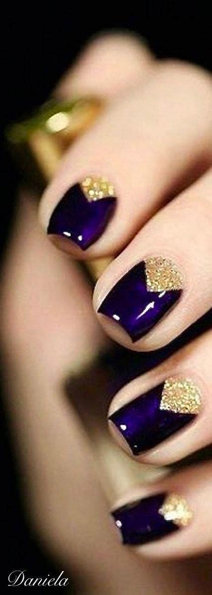 Most Stunning And Lovely Midnight Blue Nails Dark Blue Nails Design