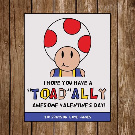 Mario Valentine's Day Cards Super Mario Mario Party Mario, Luigi, Peach ...