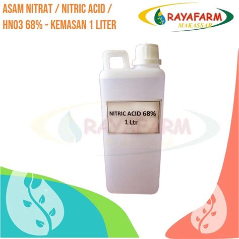 Jual Asam Nitrat Nitric Acid HNO3 68 Shopee Indonesia