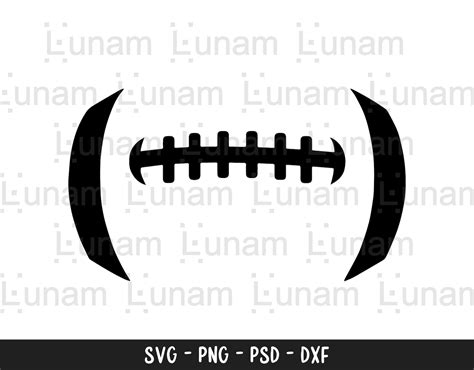 Football Laces Svg Football Silhouette Svg Football Svg - Etsy