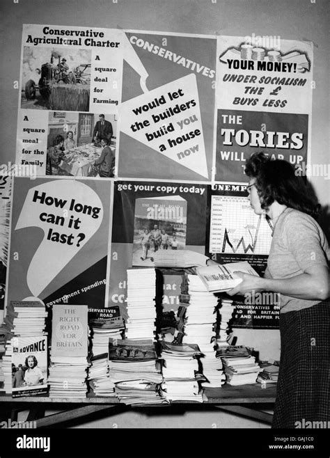 1950s Propaganda Canvassing Tory Campaign Politics Advertising Campaign