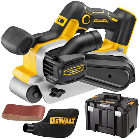 Szlifierka taśmowa 18V 75x533mm bezszczotkowa kufer TSTAK DeWALT