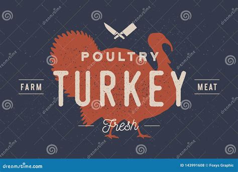 Turkey Logo Vector Design Template Silhouette Turkey Logo