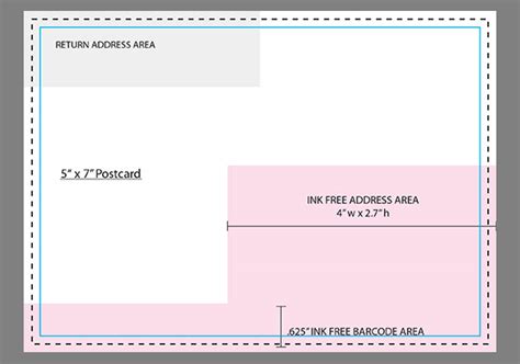 5x7 Postcard Template