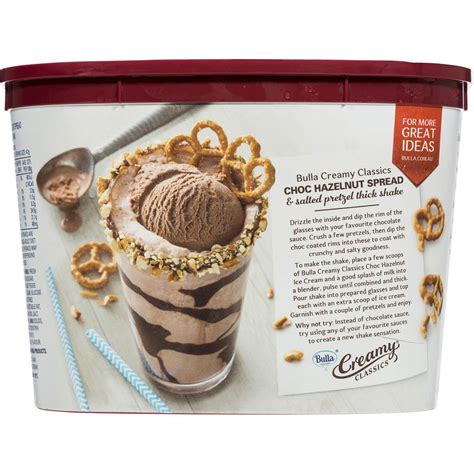 Bulla Creamy Classics Ice Cream Chocolate Hazelnut L Woolworths