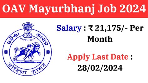 OAV Mayurbhanj Recruitment 2024 Apply For Warden Post Myindjob