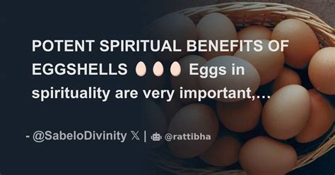 Potent Spiritual Benefits Of Eggshells 🥚🥚🥚 Eggs In Spirituality Are