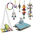 Amazon Deloky Packs Bird Swing Chewing Toys Parrot Hammock