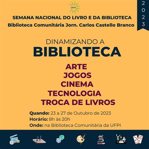 Semana Nacional Do Livro E Da Biblioteca