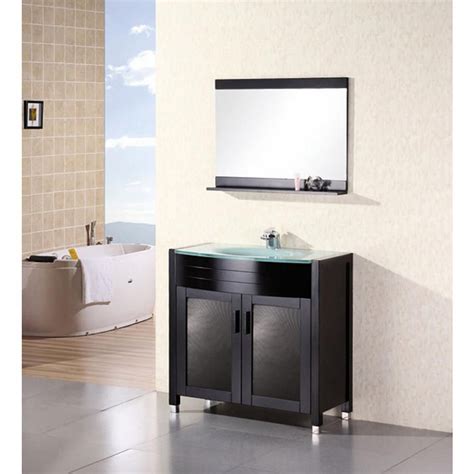 Design Element Prestige 36 In W X 20 In D Vanity In Espresso With