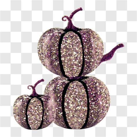 Descarga Calabazas Moradas Brillantes para la Decoración de Halloween