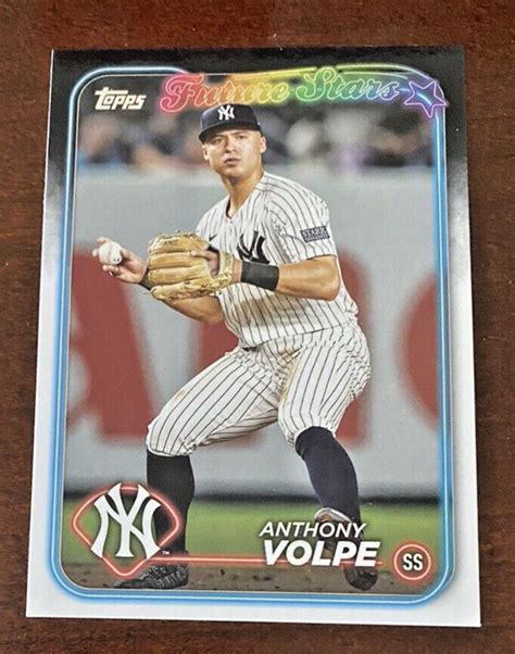 Anthony Volpe Future Stars Topps Series Card New York