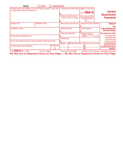 2022-2024 Form IRS 1099-G Fill Online, Printable, Fillable, Blank ...