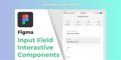 Input Fields Interactive Components Demo Community Figma Community