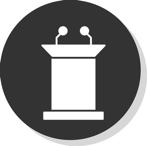 Podium Glyph Grey Circle Icon 42659333 Vector Art At Vecteezy