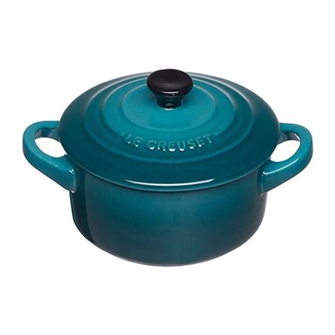 Le Creuset Mini Braadpan In Aardewerk Deep Teal 250 Ml Kopen