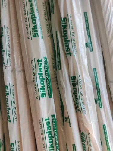 White Pvc Conduit Pipe Size Mm At Best Price In Shahjahanpur Id