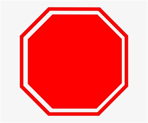 Printable Blank Stop Sign