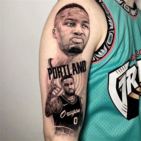 Laura T Scar Realismo On Instagram Damian Lillard Composici N