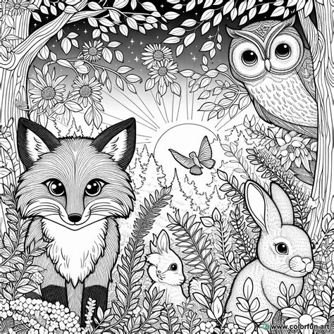 Idees De Colo En Coloriage Livre Coloriage Foret Enchantee Images