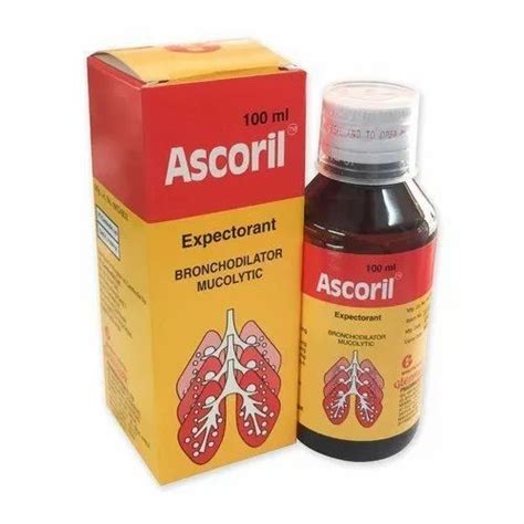 Ascoril Cough Syrup 100 Ml At Best Price In Jodhpur ID 16206075633