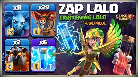 No Base Is Safe Th16 Sui Lalo Or Th16 Zap Lalo Attack Strategy Best