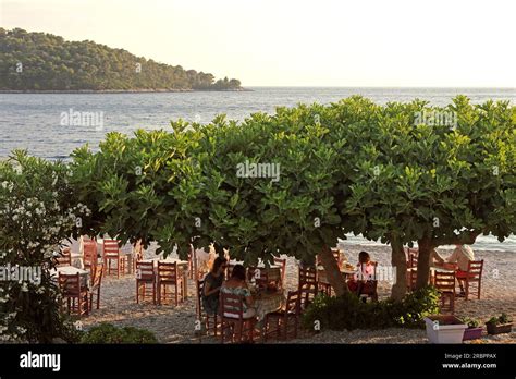 Restaurant Yiannis Sur La Plage De Panormos Bay Sur La C Te Sud De L