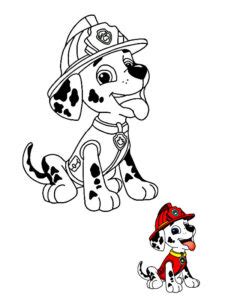 Marshall Paw Patrol Da Colorare Disegni Da Stampare