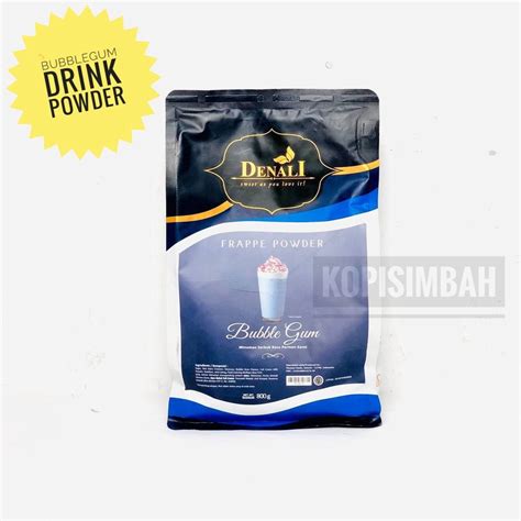 Jual Powder DENALI Rasa BUBBLE GUM 800 Gram Bubuk Minuman Milk Shake