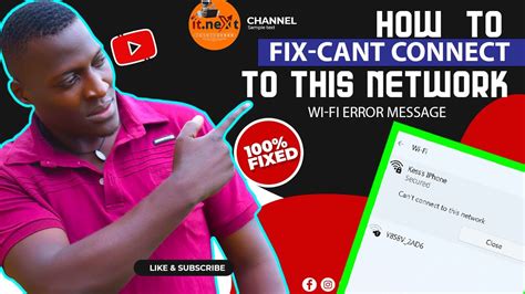 Fix Cant Connect To This Network Error On Windows 11 And 10 Wi Fi And