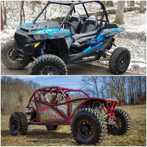 Before And After Full Body Factory Rzr Turbo Converted To A Tube Chassis R 4x4