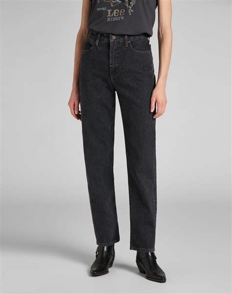 Lee Carol Western Damskie Spodnie Jeansowe Black Rinse L Jor L Jor