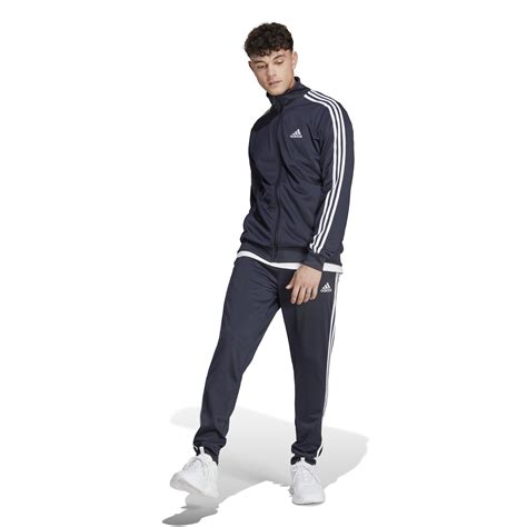 Ripley Buzo Conjunto Deportivo Hombre Adidas Hz Basic Stripes Azul