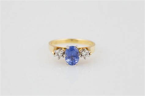 Ct Sapphire Diamond Bridge Ring Rings Jewellery