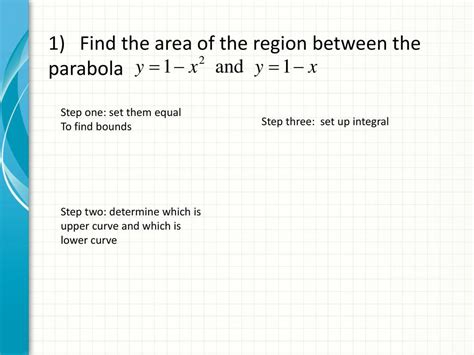 Area Between The Curves Ppt Download