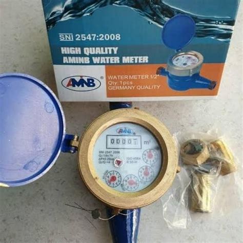 Jual Meteran Air Besi AMNB SNI Meteran PDAM Water Meter Besi AMNB