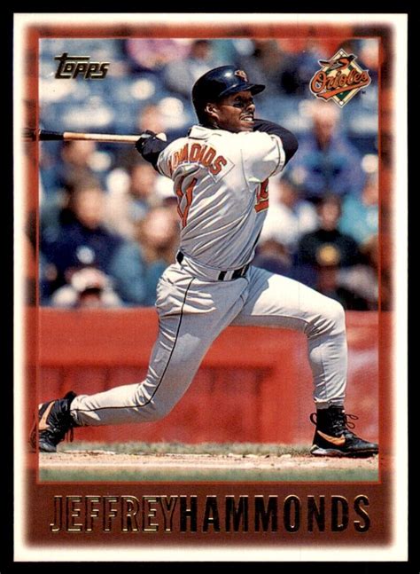 Topps Jeffrey Hammonds Baseball Card Baltimore Orioles Ebay