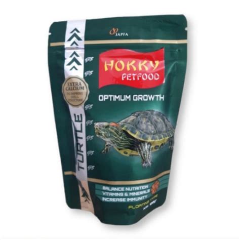 Jual Hokky Turtle Optimum Growt Pelet Kura Kura 100gr Kemasan Baru