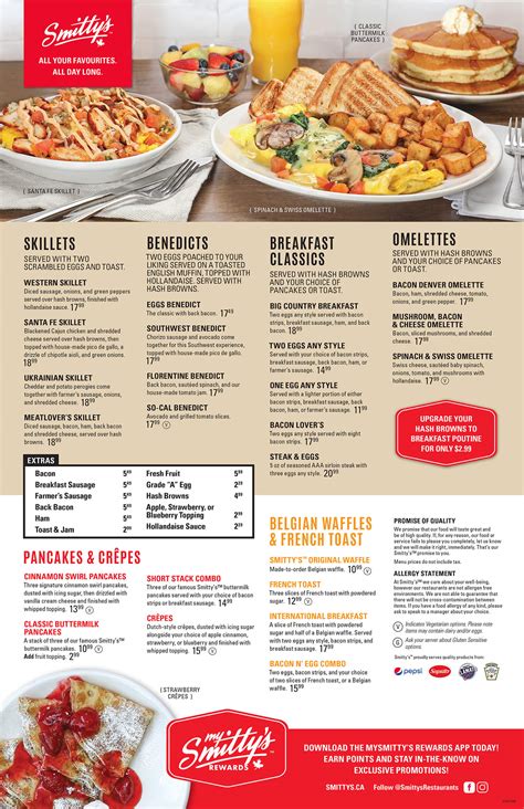 Smitty S Online Menu