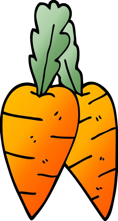 Cartoon Doodle Carrots 12206760 Vector Art At Vecteezy