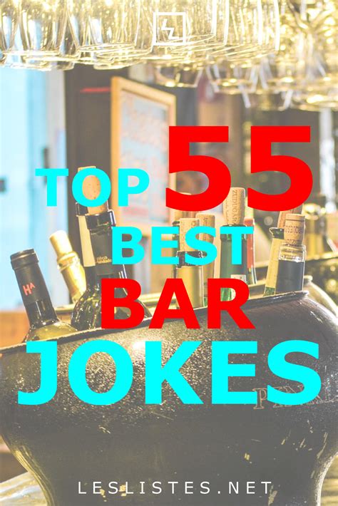 Top 55 Bar Jokes that Will Get Everyone Laughing