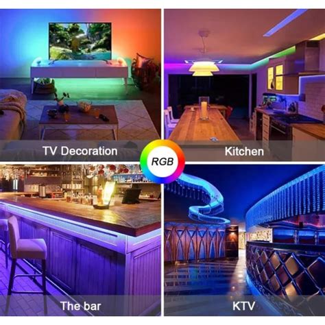 Flexibel M Rgb Ljusslinga Led List Led Strip Bluetooth App